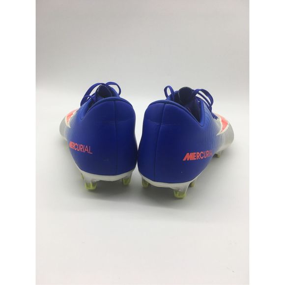 Nike Mercurial Soccer Cleats Womens 7.5 Blue Crimson Victory VII FG - Picture 7 of 9